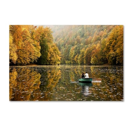 Trademark Fine Art Leicher Oliver 'Autumn Idyll' Canvas Art, 12x19 1X01992-C1219GG